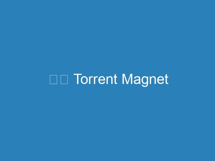 멜론 Torrent Magnet