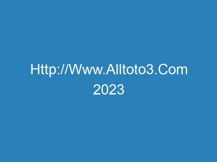 Http://Www.Alltoto3.Com  2023