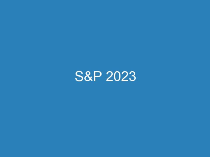 S&P 2023