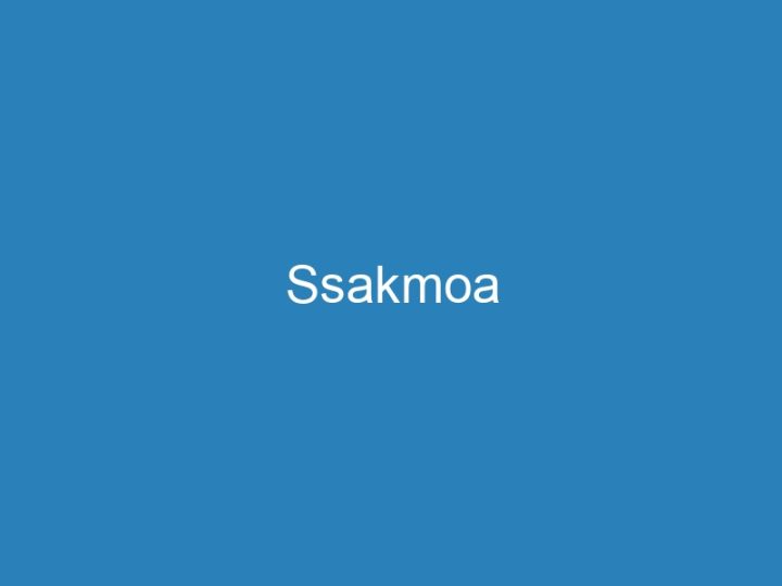Ssakmoa